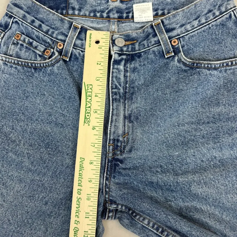 VTG Levis 512 Jeans Womens 10 Blue Denim Slim Fit Straight Leg‎ Bleached Grunge